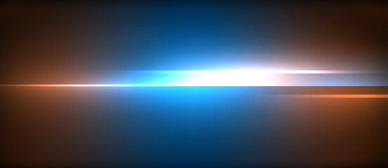 Neon dynamic diagonal light rays background. Techno digital geometric concept design for wallpaper, banner, presentation, background