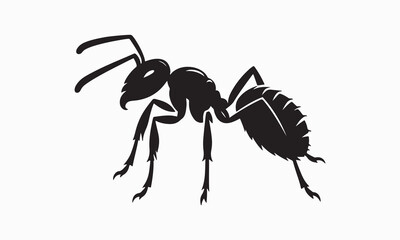 Ant Sillhoueatte victor illustration 