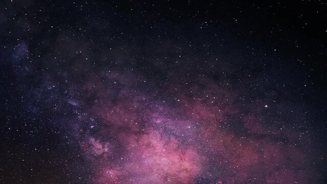 Milky Way galaxy view with the starry dust background