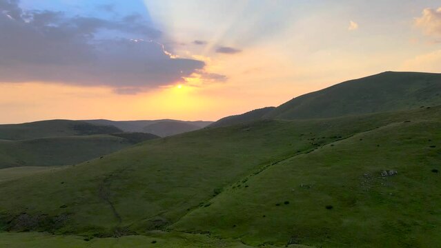 a shiny morning in trabzon plateu