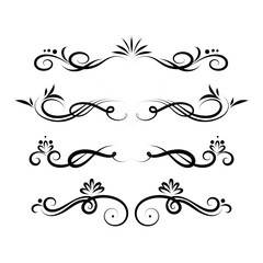 Calligraphic design elements