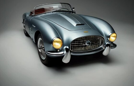 Double circular car headlights, a pair of small circular headlights installed side by side