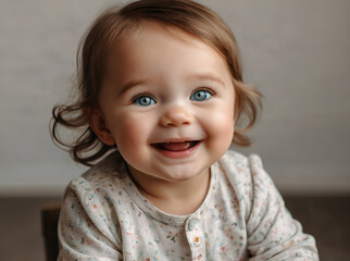 Fototapeta premium Children's Day beautiful laughing smiling happy school kids group and individual with copy space