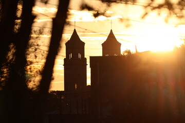 Golden Hour na Torre da Igreja