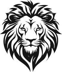 vector Lion Head mascot Silhouette
