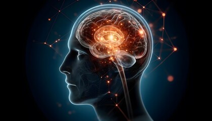 Visual Representation of Neural Connectivity in the Human Brain: Illuminated Pathways and Synaptic Activity