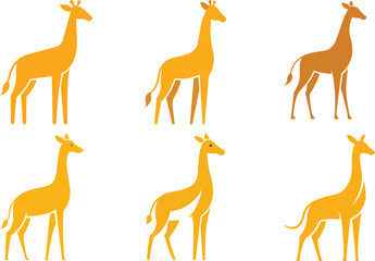 Minimalist animal logo vector