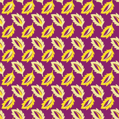 Trendy floral seamless pattern collection. Set of vintage 70s style flower background illustration. Colorful pastel color groovy artwork bundle, y2k nature backgrounds with spring plants