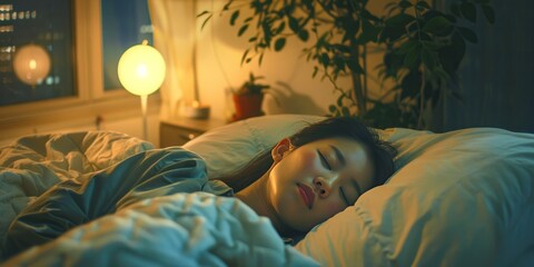 Nighttime Tranquility in Bedroom