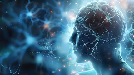 MS patients experience neurological disorder due to their condition. Concept Multiple Sclerosis, Neurological Disorder, Symptoms, Treatment Options, Disease Progression