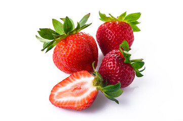 Strawberry isolated on white background