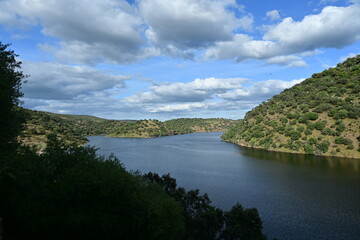 Fototapeta premium Tagus River, Monfragüe National Park, Cáceres, Extremadura