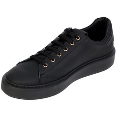 Black Casual Sneaker with Laces