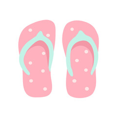 pink flip flops