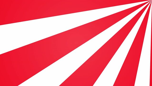  4K Sunburst Background Animation Orangered And White Top Right