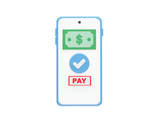Money transfer icon illustration 3d rendering 