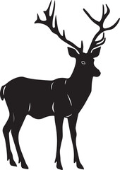 deer silhouette vector