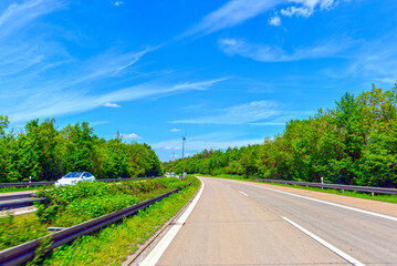 A7 zwischen Ellwangen und Dinkelsbühl (Richtung Würzburg)
