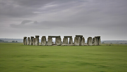 the landscape of Stonehenge united kingdom