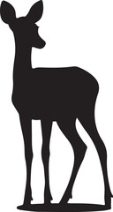 deer silhouette vector