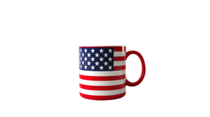 Mug with the American flag print