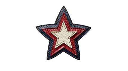 Obraz premium 4th of july American flag made of leather