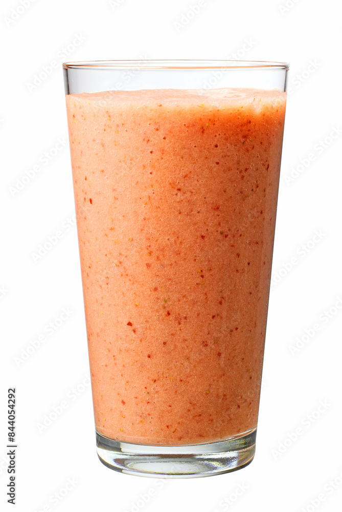 Poster glass of fresh fruit smoothie