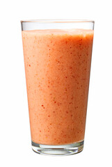 glass of fresh fruit smoothie