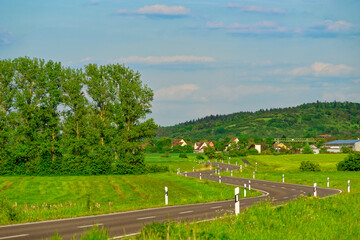 Beautiful summer calm landscapes of Bavaria.