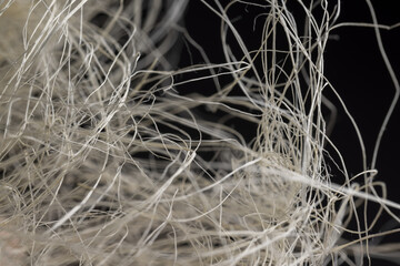 randomly wound synthetic threads for handmade products