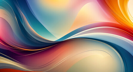 Abstract Colorful Swirls