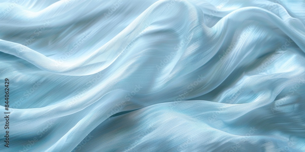 Aufkleber A close up view of blue fabric with texture and pattern