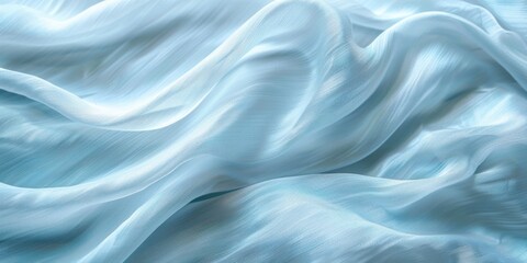 Fototapeta premium A close up view of blue fabric with texture and pattern