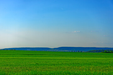 Beautiful summer calm landscapes of Bavaria.
