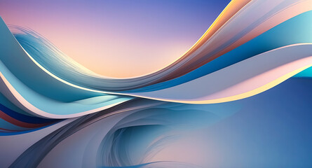 Obraz premium Abstract Blue and Pink Swirling Background
