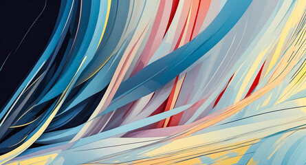 Abstract Colorful Lines