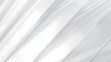 Obraz premium White luxury background with grey shadow diagonal stripes. Light elegant dynamic abstract BG. Trendy geometric neumorphism. Universal minimal 3d sale modern backdrop. Amazing deluxe business template