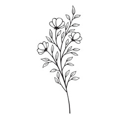 Obraz premium Flowers & Greenery 