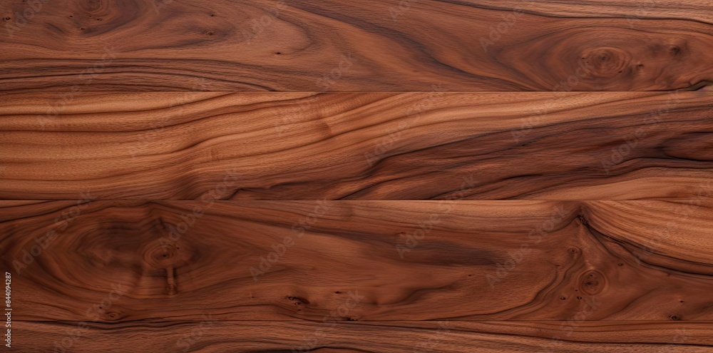 Poster walnut texture wood pattern on the floor a row of wooden planks arranged in a row from left to right