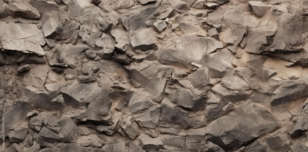 Poster seamless texture rock on a stone wall a row of rocks arranged in a row from left to right, with a sm