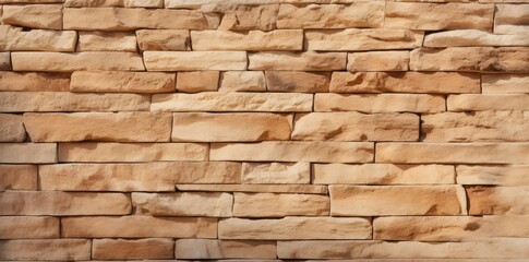 sandstone wall texture seamless pattern in a brick wall