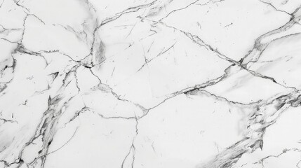 Fototapeta premium White marble texture with faint gray veins and a polished look