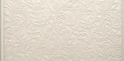 notebook textured paper with a pattern of flowers and leaves