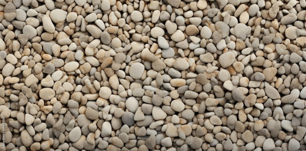 Poster gravel seamless texture as a background a row of rocks arranged in a row from left to right, with a 