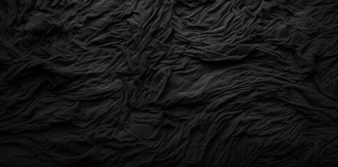 black textile texture as a background a row of black fabric arranged in a row from left to right, with a white stripe in the center