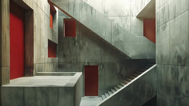 A seemingly ordinary building hides a secret a neverending staircase with doors leading to dimensions beyond human comprehension.