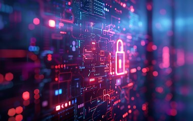 Obraz premium Secure screen focus on two-factor authentication details