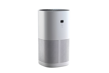 White Air Purifier with Digital Display