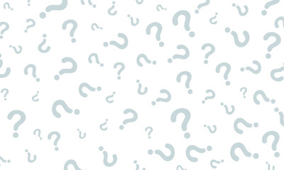 vector blue question marks on white background