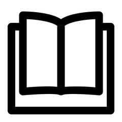 book icon line
